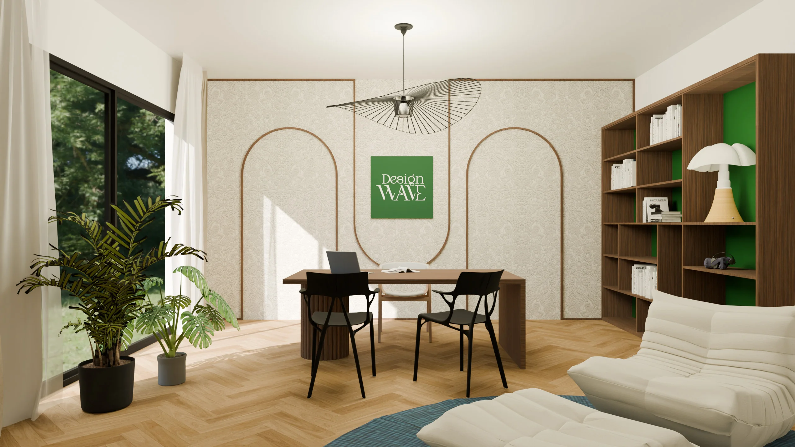 Aménagement de bureaux et commerces par Design Wave