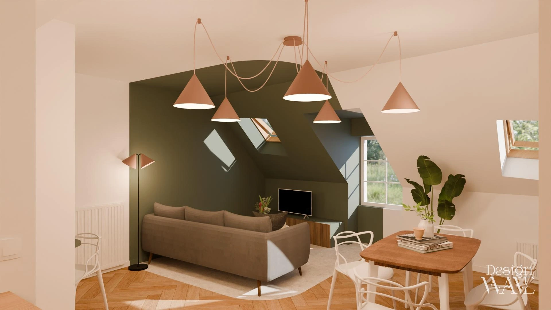 Rénovation d'un appartement avec optimisation des espaces, création de rangements et bureau sur mesure - vue 3