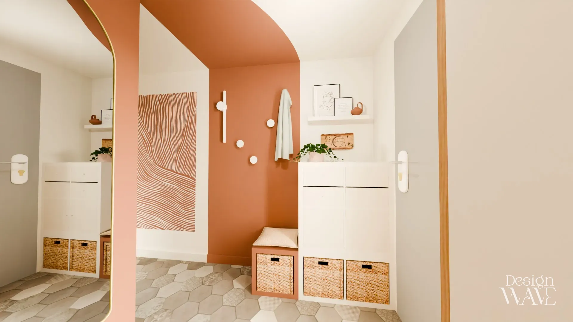 Aménagement d'entrée de maison, Design Wave Ancenis - vue 2