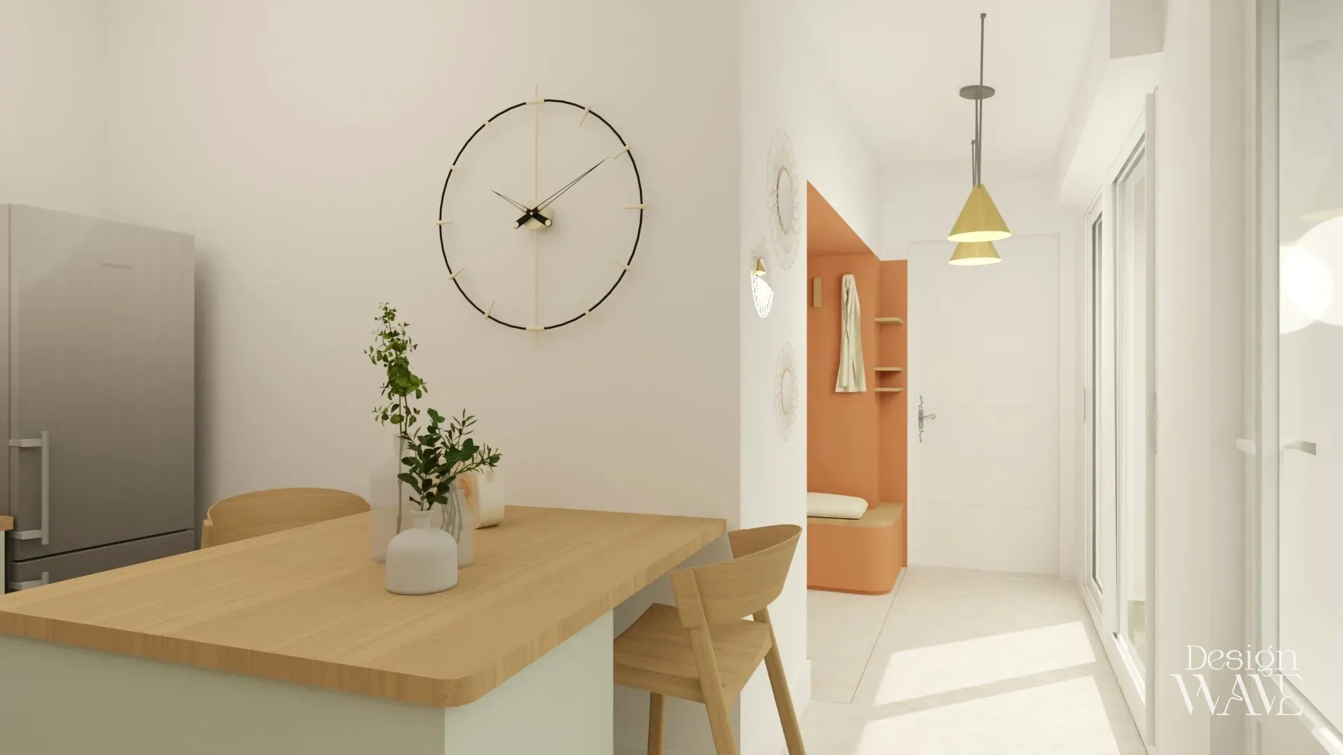 Aménagement de pièce de vie ouverte, Design Wave Ancenis - vue 4