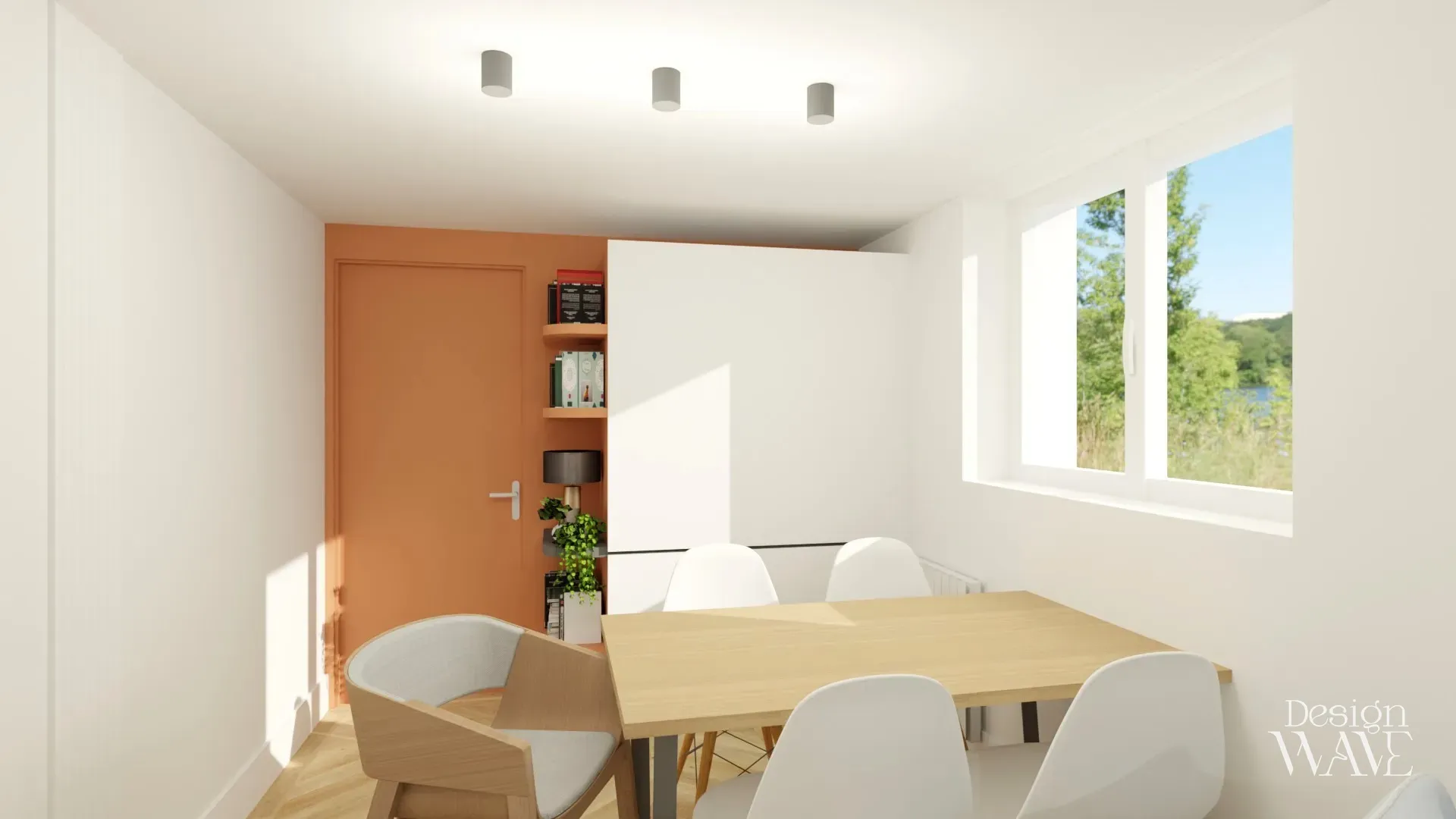 Aménagement de pièce de vie ouverte, Design Wave Ancenis - vue 5