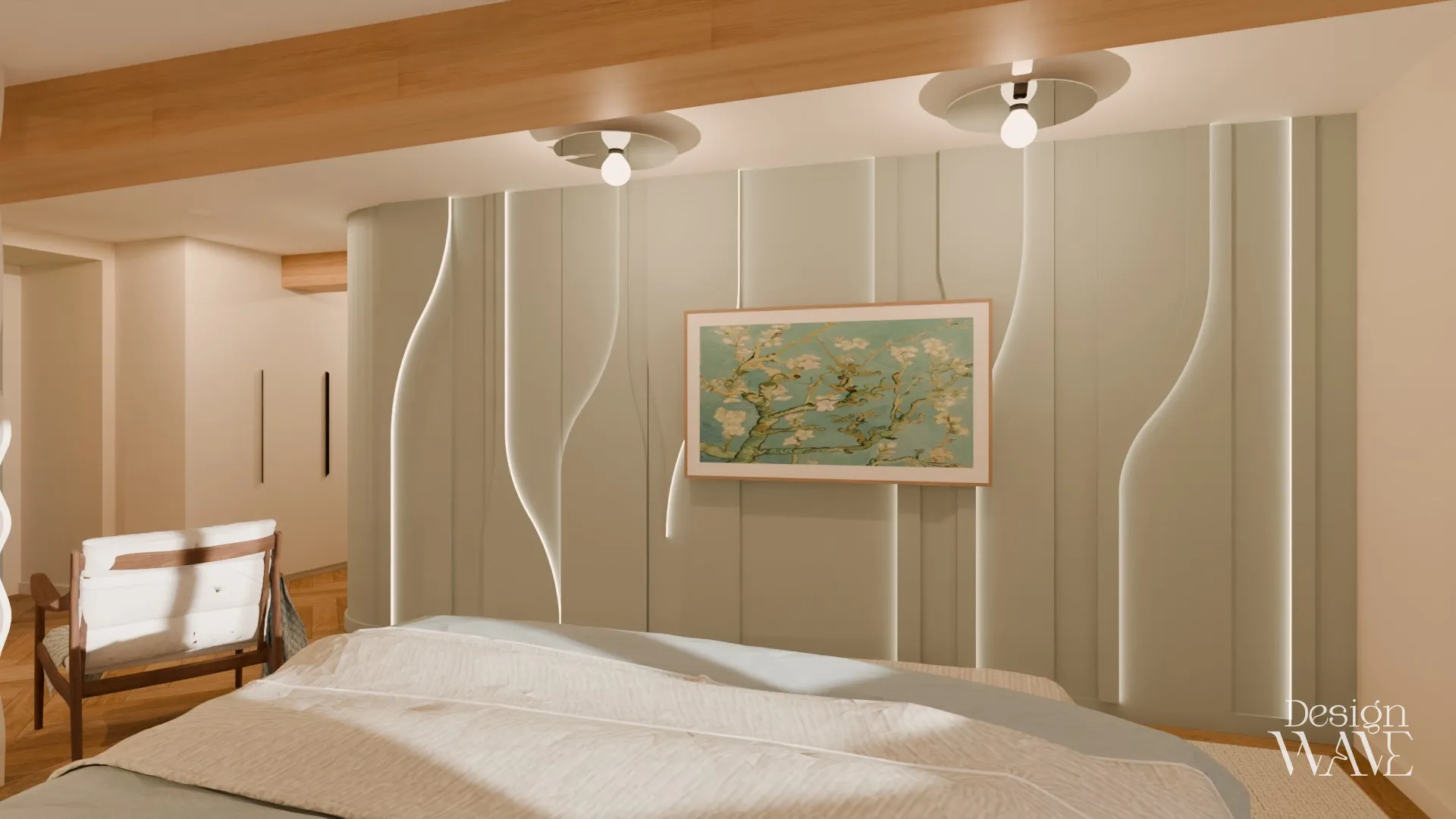 Suite parentale entre lumière et matière, Design Wave Ancenis - vue 3